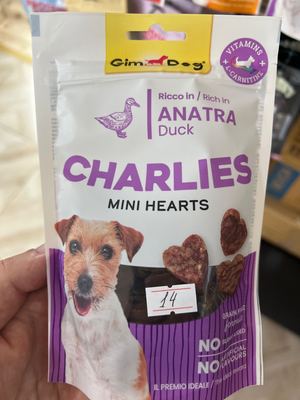 Charlies Mini Hearts с уткой для собак