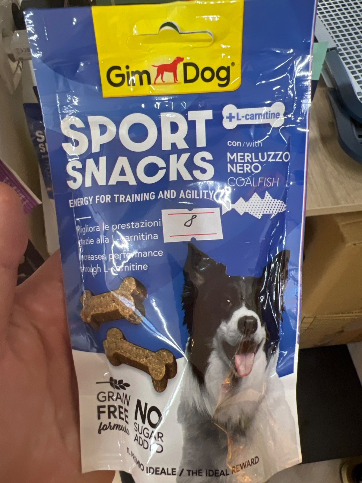 Лакомство для собак GimDog Sport Snacks с треской