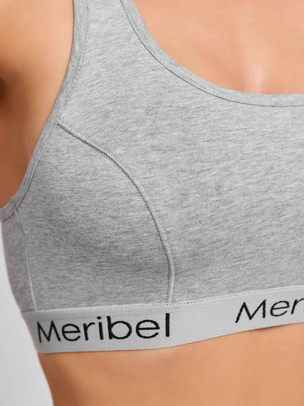 Топ Meriibel черный M MB806 — Серый