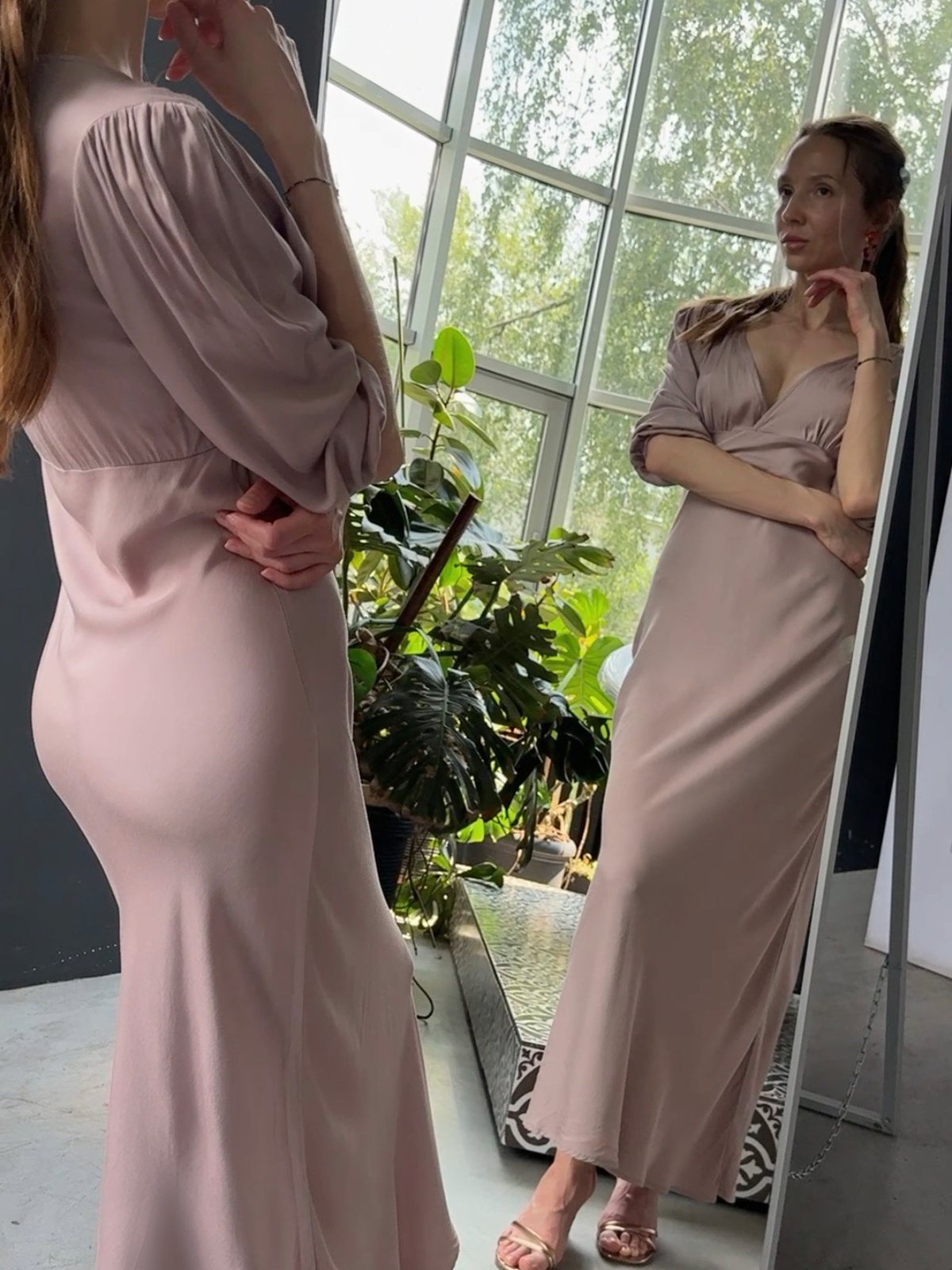 Платье вискозное